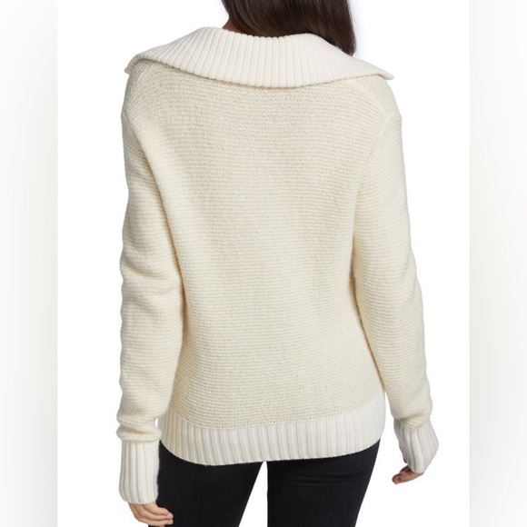 NWT Veronica Beard Brogan Sweater (L) - Picture 3 of 5